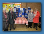 Highfield Community Centre diaplay includeing some members of St Columba's Church